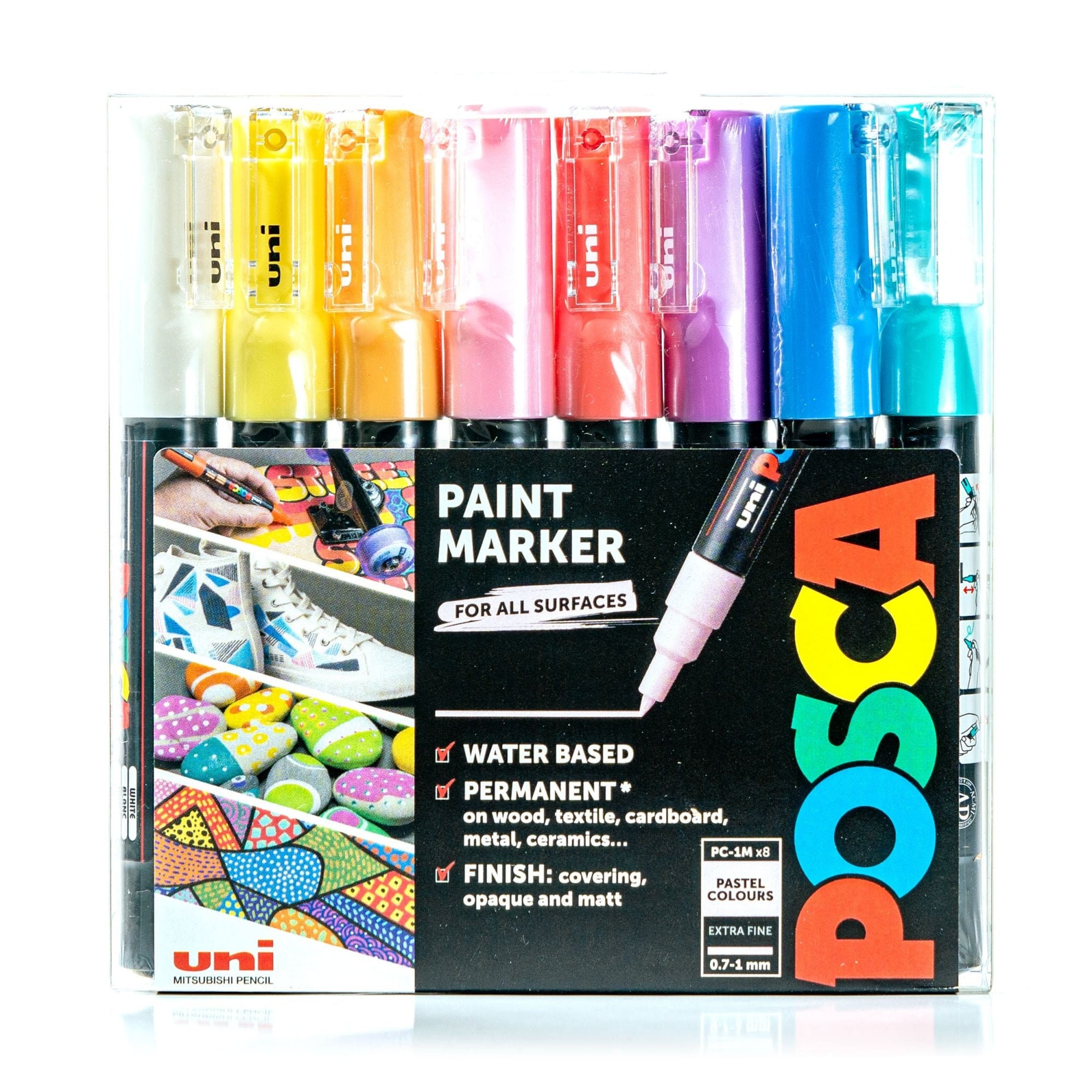 Uni Posca PC-5M Colour Paint Marker Pens 2.5mm Medium Bullet Tip