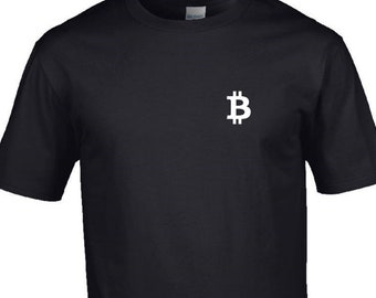 Bitcoin Logo T-Shirt - 3 Farboptionen - Krypto Währung Kurzärmeliges Top