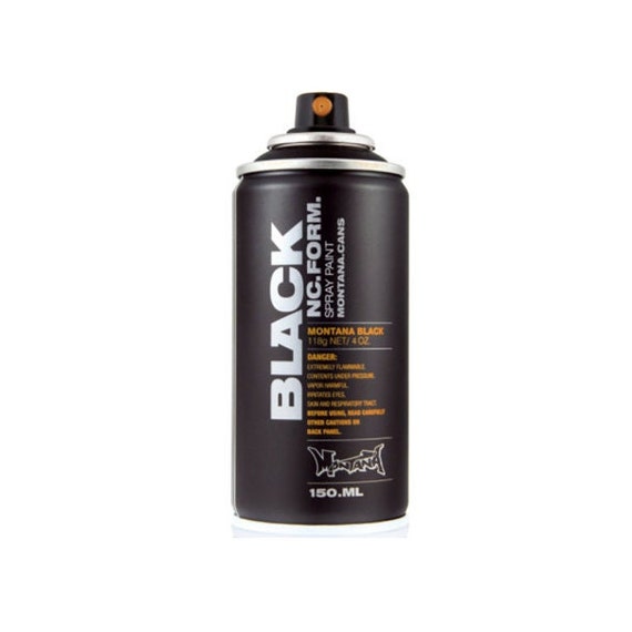 Montana Black Pocket Spray Paint 150ml Can 6 Colour Options