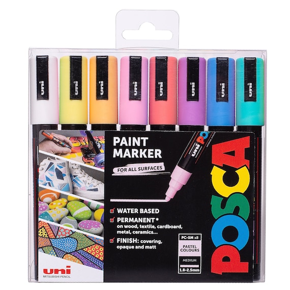 Posca Crayons Art Set of 24 Pastels Art Supplies