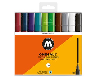 Molotow 227HS Basic Set 2 (10) 4mm Rundspitze Acryl Marker Stiftpackung