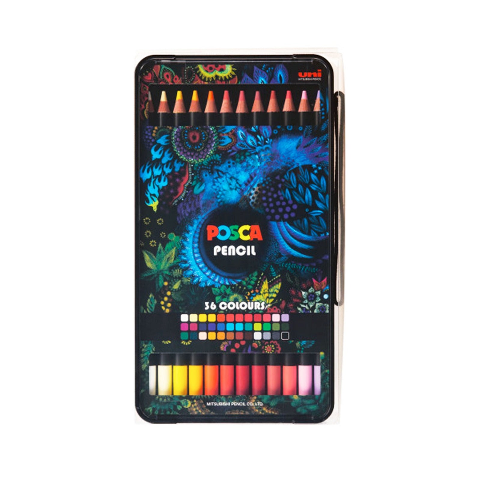 POSCA KPE-200 Pencil - Assorted Colours (Pack Of 36) 239400000 The Online Pen Co