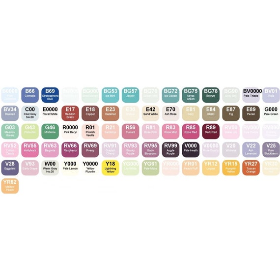 Copic Sketch Marker 72 Set E