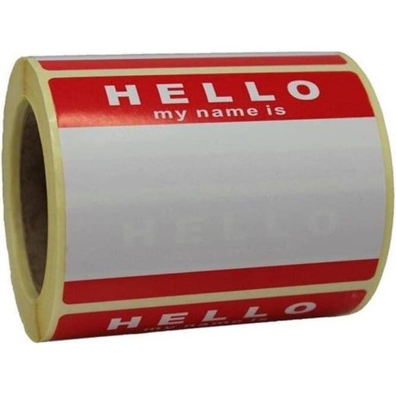 Montana /'Hello My Name Is/' Sticker Roll