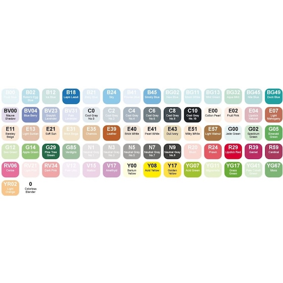 Copic Sketch Marker 72 Set B