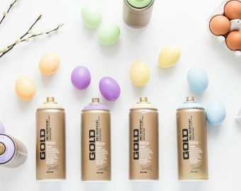 Easter Egg Crafts Spray Paint Pack - Montana Gold 6 x 400ml Bundle