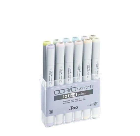Copic Sketch 12 Extension Set 4