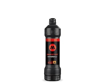 Molotow Dripstick Coversall 860DS - 10mm Squeezy Black Mop Marker - Alcohol Based Pen