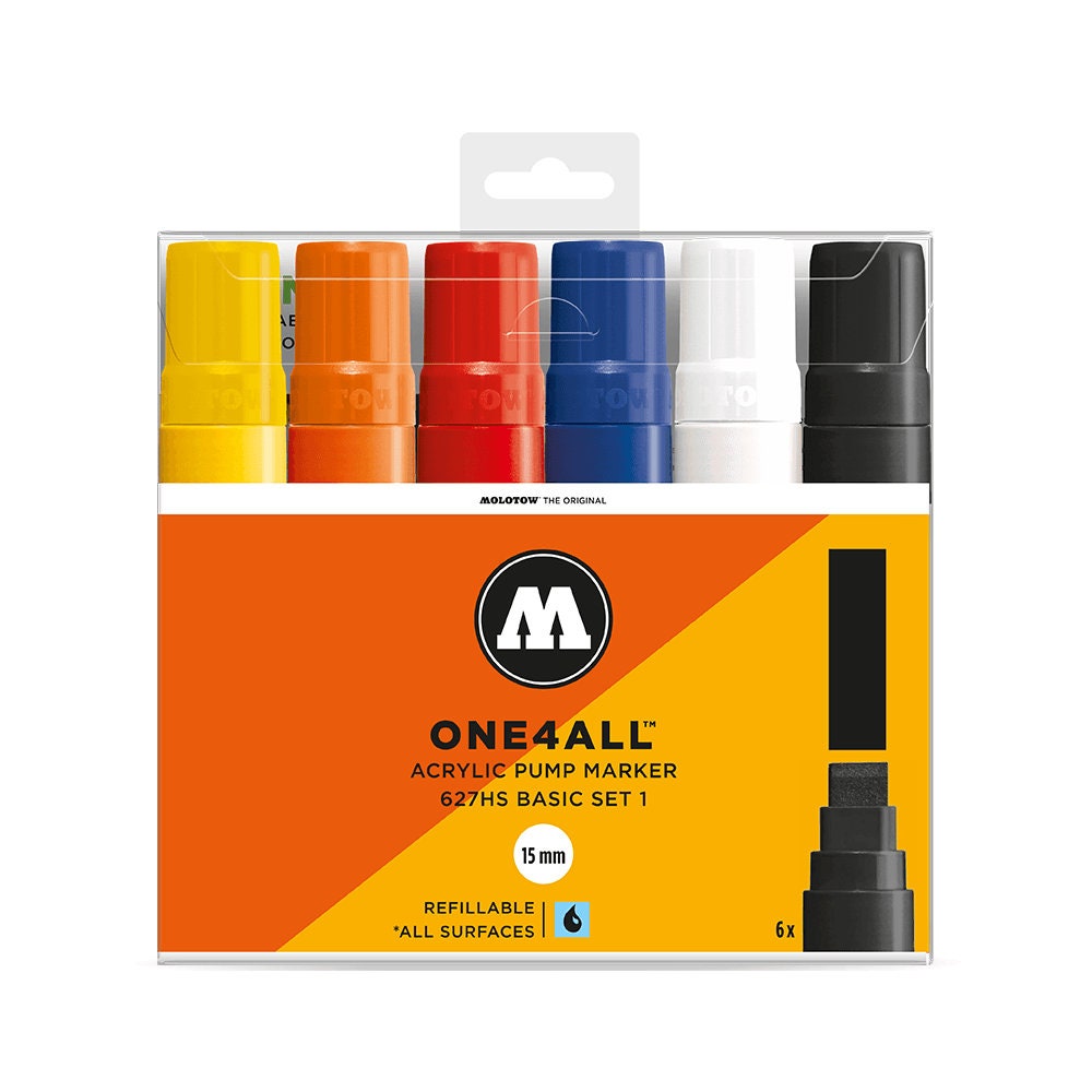 Molotow : One4All : Acrylic Spray Paint : 400ml : Signal Black