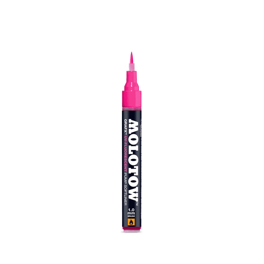 Molotow Grafx UV-Fluorescent 6 Color Basic-Set 1mm Brush Tip