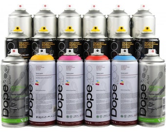Dope Nitro Pack 3 - Spray Paint Bundle - Mixed Colour Set