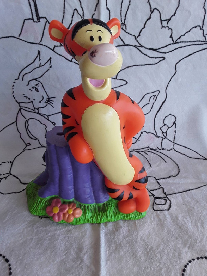 Tigger Money / Coin / Piggy Bank by Disney's Winnie the Etsy