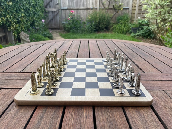 Game Gallery Chess & Checkers Wood Set