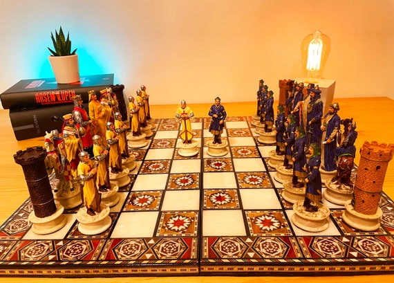 Collection: chess set, handmade, British