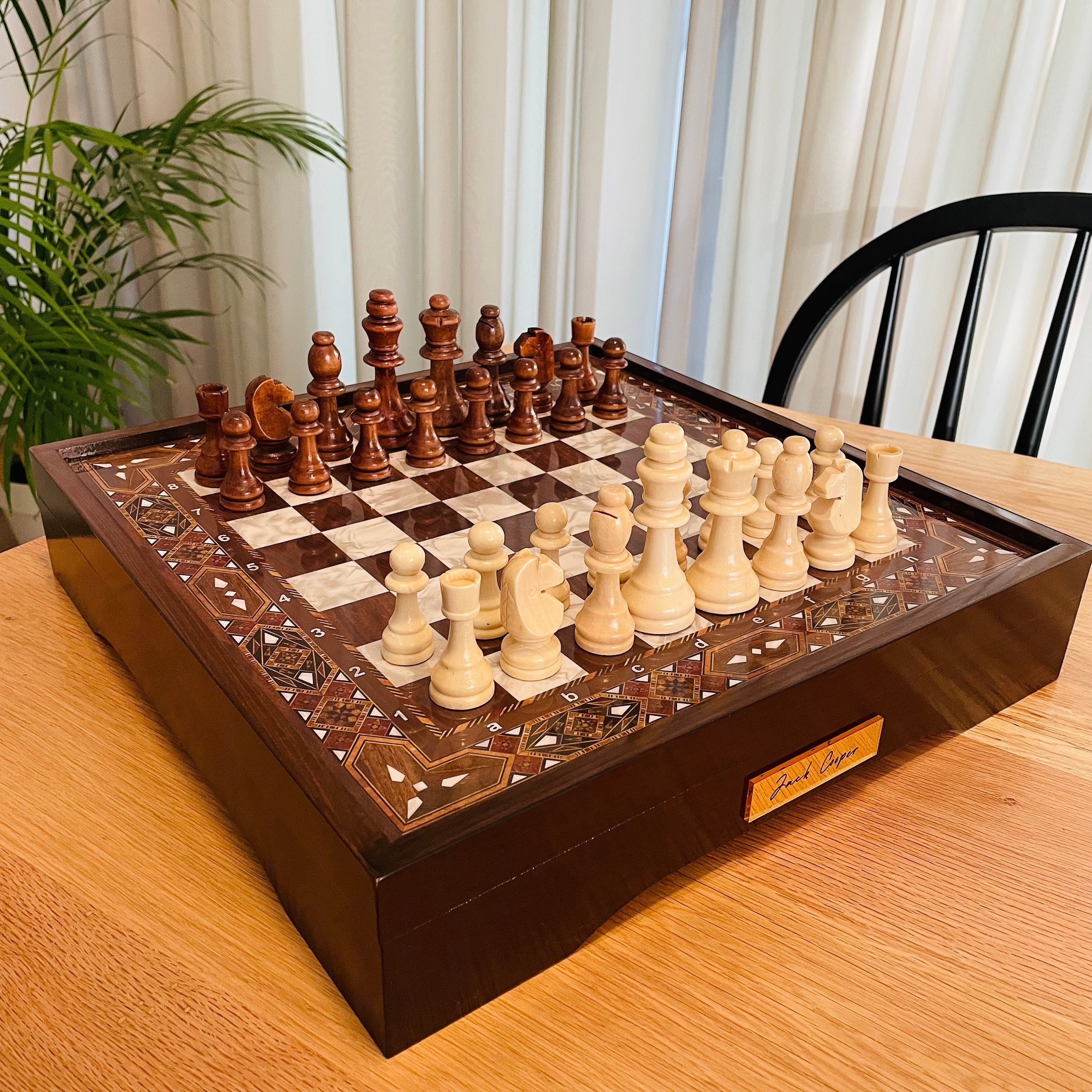 The Royal Maxi Chess Set and Board Combo