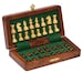 5-7-10-12 Inch Solid Wood Magnetic Chess Set 