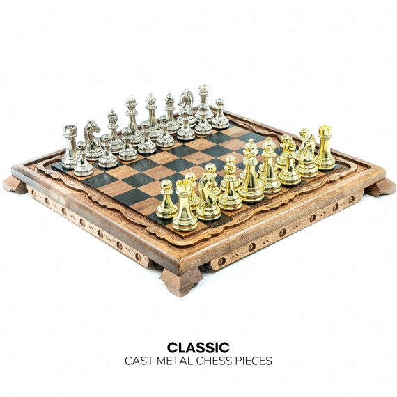 King Arthur Chess Set 36-41 Cm / 14-16 Historical Ancient 