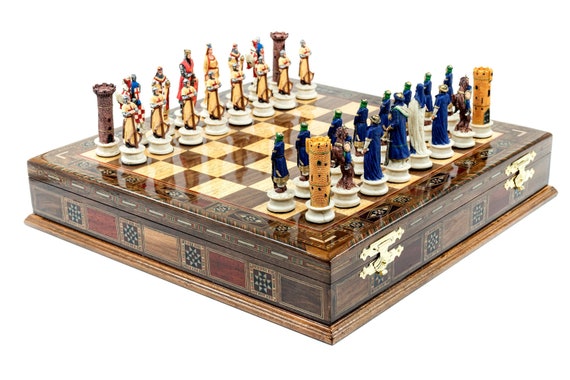 Point Games Classic Chess Set 15” Folding Chess Board Game for Kids &  Adults Strategy Games