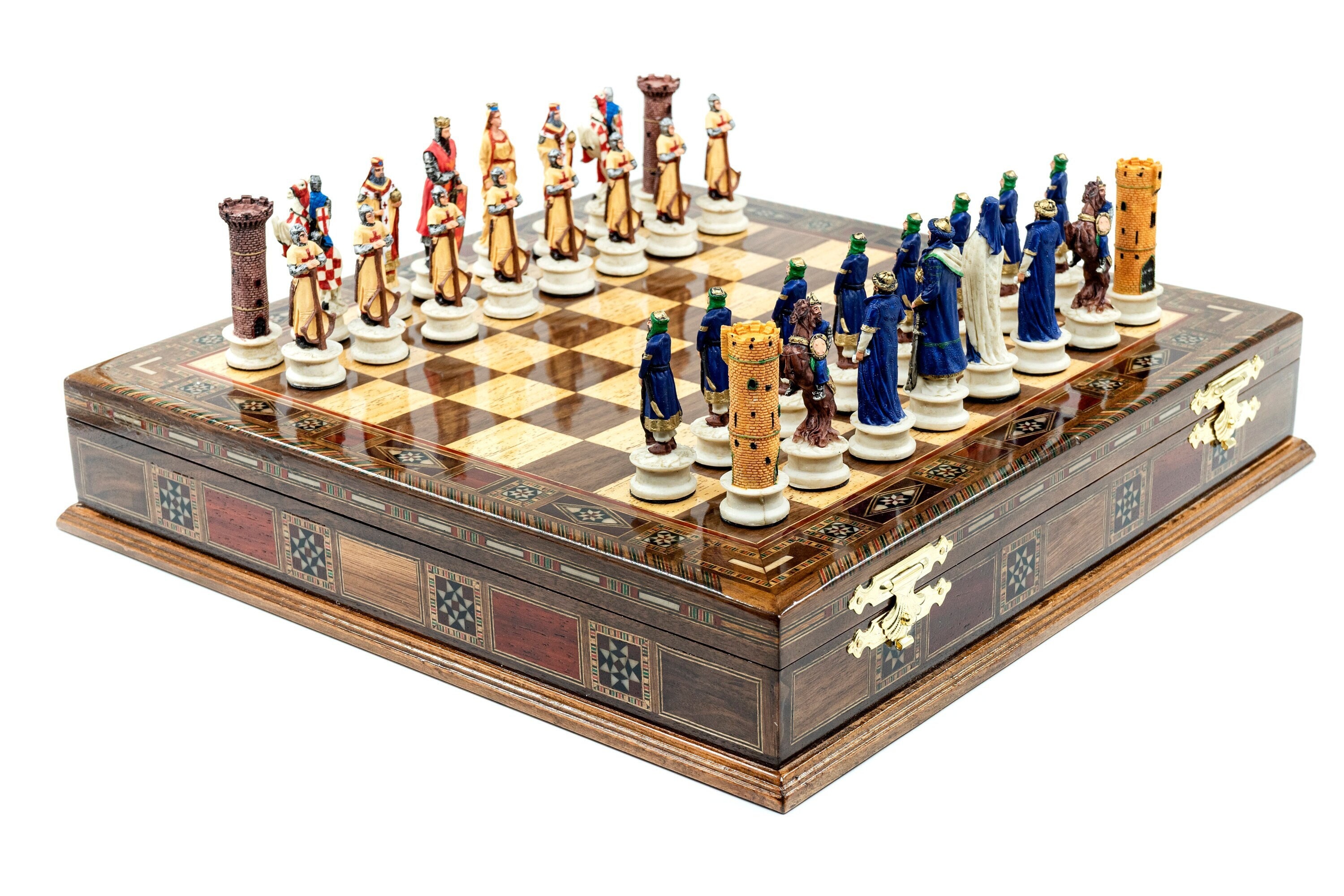 Premium Large Crystal Chess European Luxury Gathering Games Chess