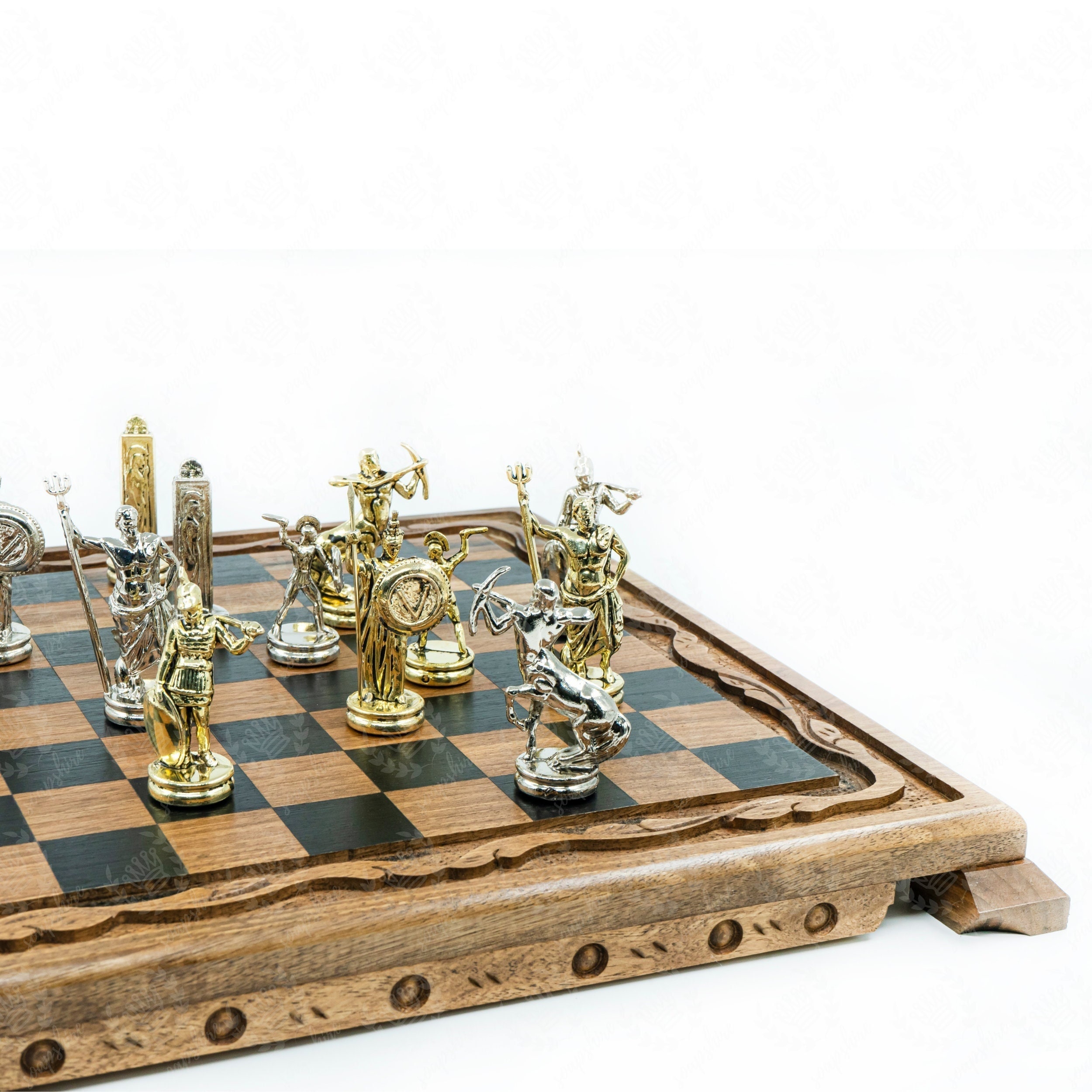 King Arthur Chess Set 36cm 14 Themed Chess Set 