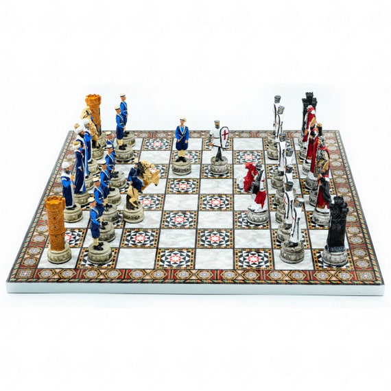 King Arthur Chess Set 36cm 14 Themed Chess Set 