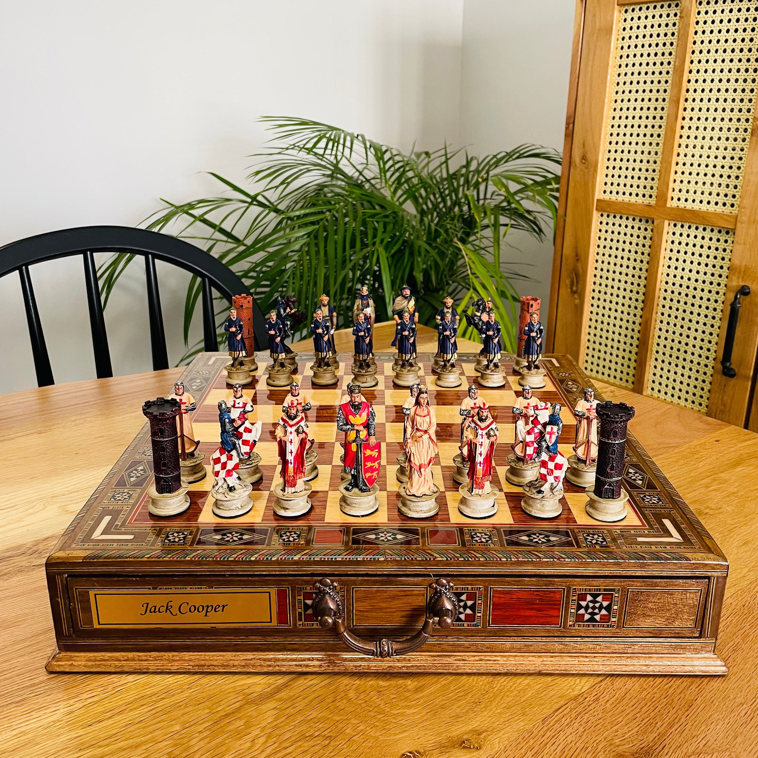 Star Trek Tri-Dimensional Chess Set - 24kt Gold and Sterling