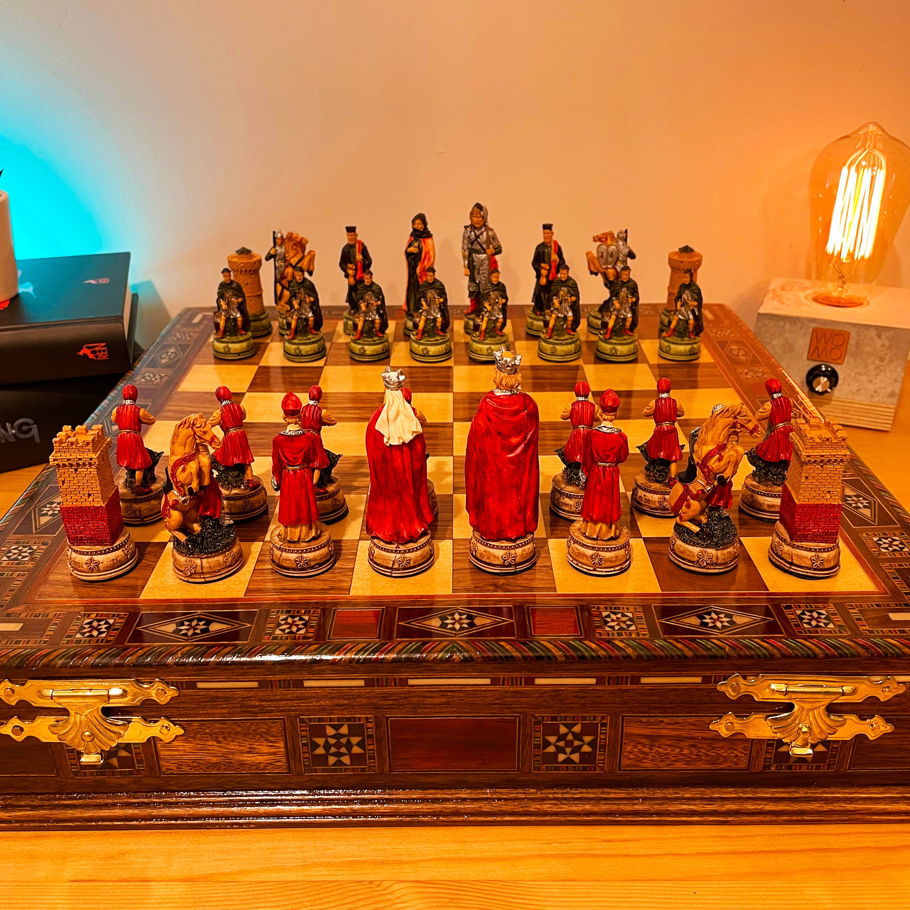 Chess Set Medieval Historical Chess Set Roman Army Chess