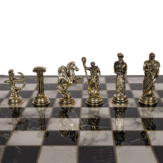 Chess Set Medieval Historical Chess Set Roman Army Chess