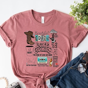 Combs Shirt, Country Music Shirt, Combs Tees, Western Shirt, Cowboy Combs Shirt, Luke Combs Fan, Cowgirl Tee, Music Concert Shirt