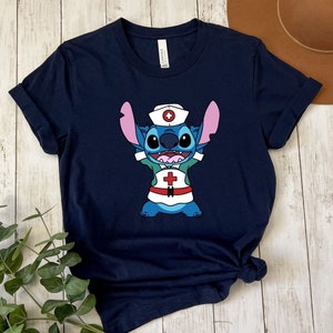 Stitch nurse shirt Etsy France