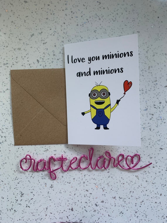 I Love You Minions and Minions/ Love You/ Minions/ Anniversary - Etsy