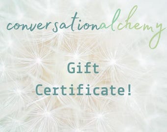 30 min - Gift Certificate for Flower Essence Consultation