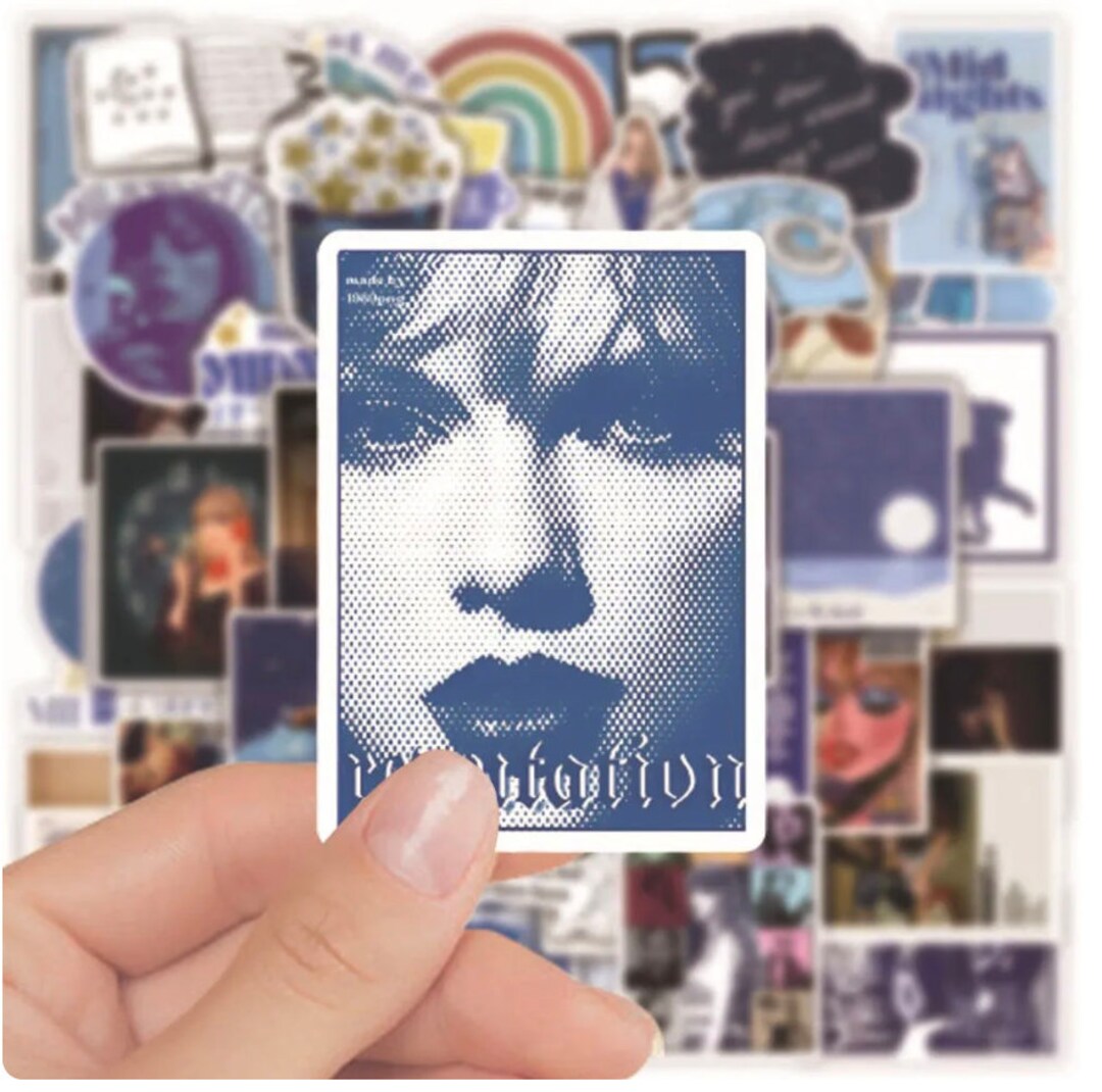 Taylor New Album Midnights Graffiti Stickers Decals DIY Phone Laptop