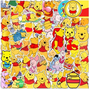 Winnie the Pooh Stickers Pack, High Quality Water Resistant Stickers Perfect for Decoration, Scrapbooking, Journaling Pooh Bear Stickers #29