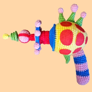 PDF Accesorio de juguete Pistola de rayos de ganchillo