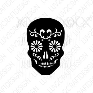 SVG/PNG/JPG -Decorative Skull svg, coaster svg, flask svg, Skull svg, This is a Digital Download