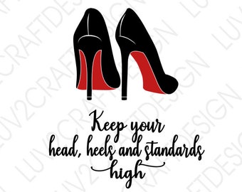 red bottom boot heels