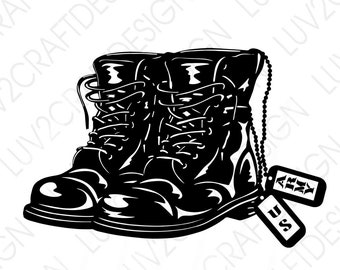 Army svg, military svg, boots svg, army mom, army dad, cricut, sublimation, SVG/PNG/Jpg - US Army double Boots