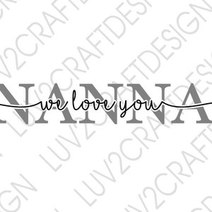 Knockout Svg, mothers day, memaw sign, grandma, nana, nona, nanny- SVG/JPG/PNG This is a digital download, no physical item will be shipped