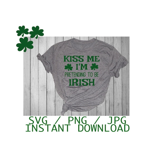 KISS ME IM IRISH Semi Sublimated Grey Hoodie KISS ME IM IRISH Semi Sublimated Grey Hoodie