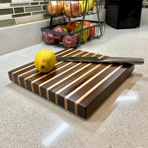Handmade wood cutting board for chefs, home cooking, and everyday use. Perfect holiday gift