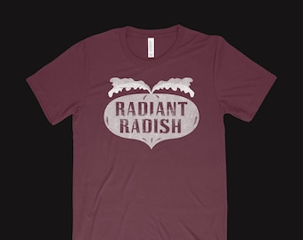 Radiant Radish T-shirt, Brian Wilson and The Beach Boys