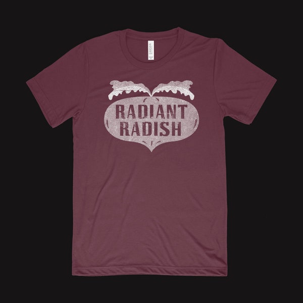 Radiant Radish T-shirt, Brian Wilson and The Beach Boys