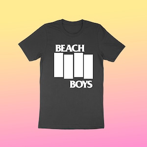 Beach Boys Brian Wilson Rollins Black Flag Mashup Unisex t-shirt