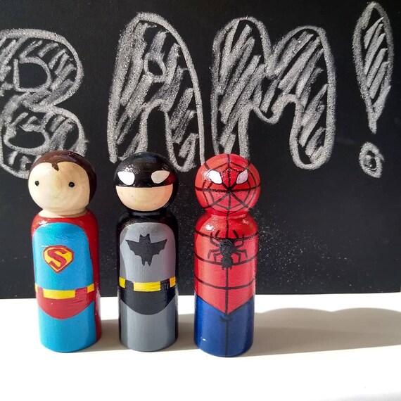 superman peg doll