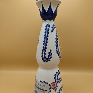 Clase azul bottle tequila reposado no Anejo no don julio handmade ceramic art like glass decorative decanter carafe Christmas present gift image 5