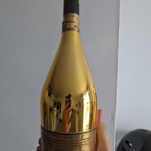 Bouteille de champagne Ace of Spade 750 ml or Armand de Brignac vide décorative image 5