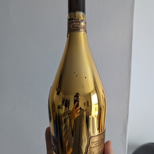 Bouteille de champagne Ace of Spade 750 ml or Armand de Brignac vide décorative image 4