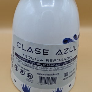 Clase azul bottle tequila reposado no Anejo no don julio handmade ceramic art like glass decorative decanter carafe Christmas present gift image 9