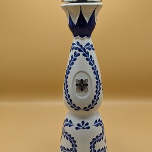 Bouteille de tequila bleu clase reposado no Anejo no don julio art en céramique fait main comme du verre carafe décorative carafe cadeau de Noël image 2